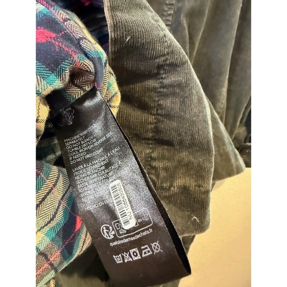 We The Free Free People Fox Corduroy Duster Corduroy Trench Coat XL - Picture 9 of 12